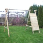 Stojak OLEK z drabinką i ścianką wspinaczkową