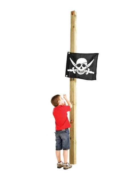 Flaga z systemem podnoszenia