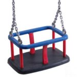 Siedzisko kubełkowe "FUN" z łańcuchami na publiczne place zabaw