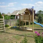 Plac zabaw ze stojakiem - statek PIRAT